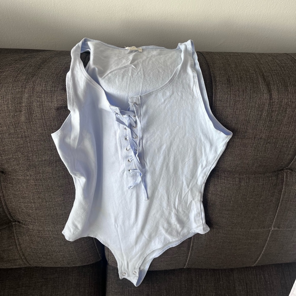 Garage light blue body suit